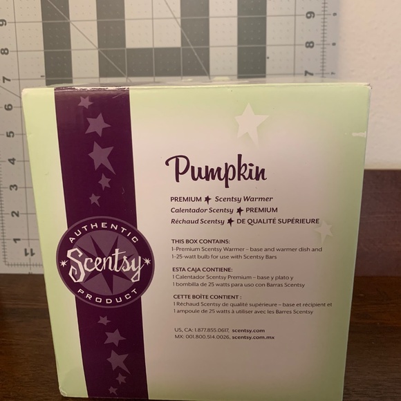 Scentsy Pumpkin Warmer In Box Retired 2010 Mid-Size - Picture 2 of 4